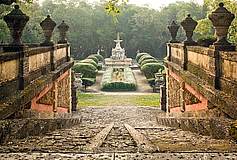 Stairs from Mound to Fountian Garden at Vizcaya
