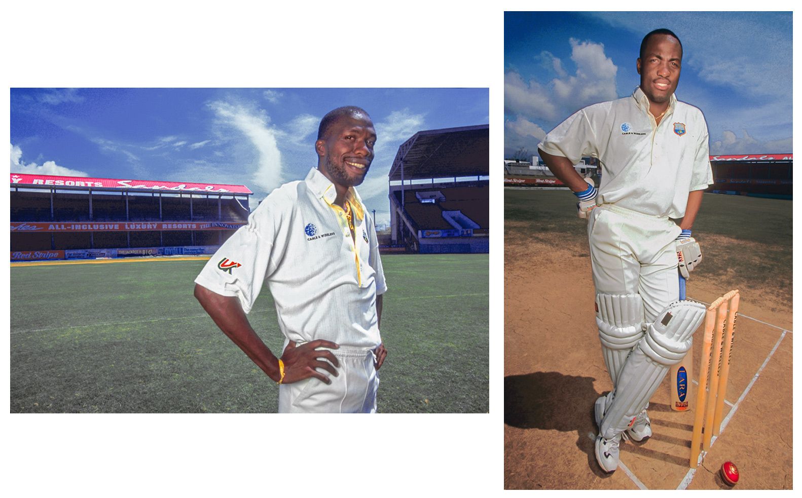 Curtly Ambrose & Brian Laura