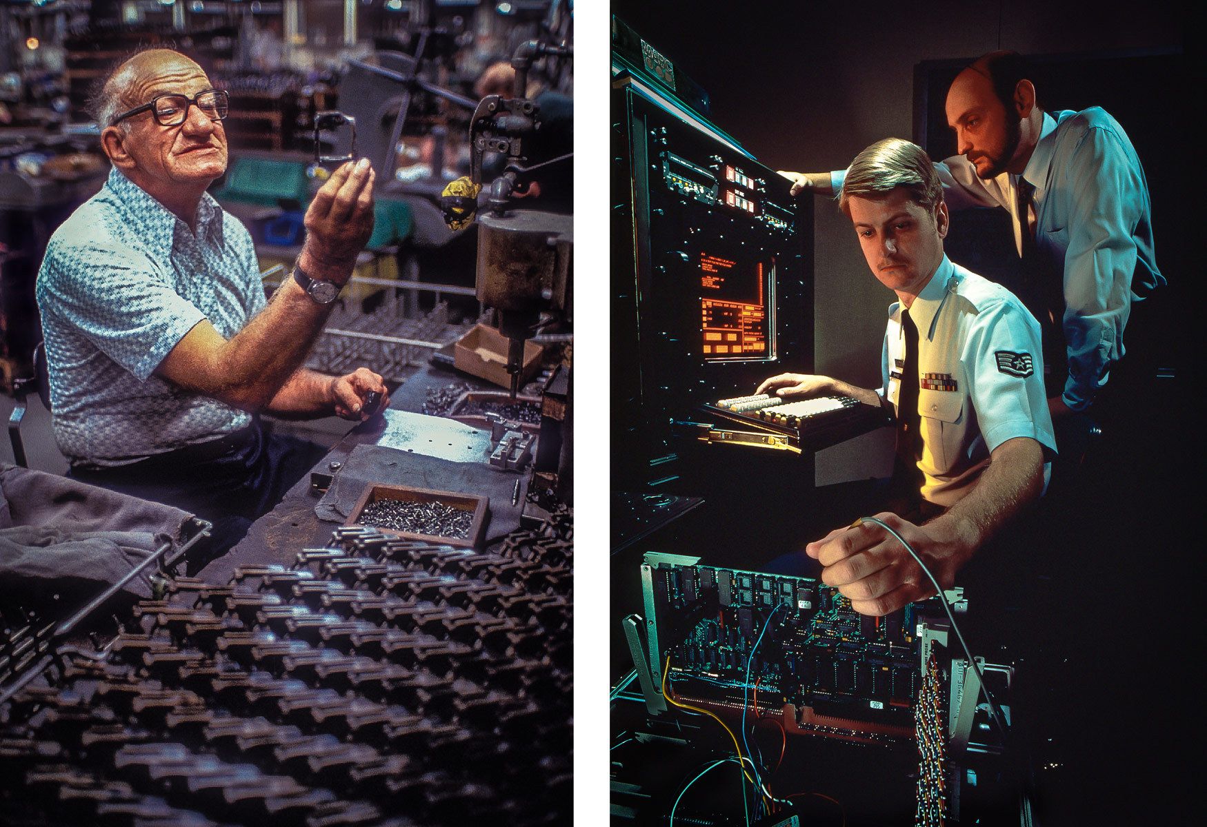 Colt Factory Assembler and Testing Military Equipment
