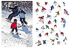 Family Snowbording and Skiing
