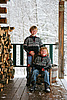 Liam & Ethan in their new sweaters
