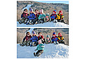 Snow kids on Hill
