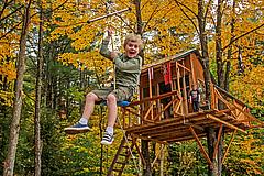 Zipline and Treehouse
