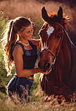 A Girl and her Horse
