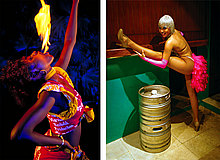 Fire Eater and Dancer 
