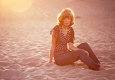 Girl on Beach
