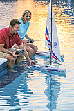 Couple sailing 
