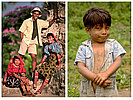 Kuna women and Guaymi boy with Panama Guide
